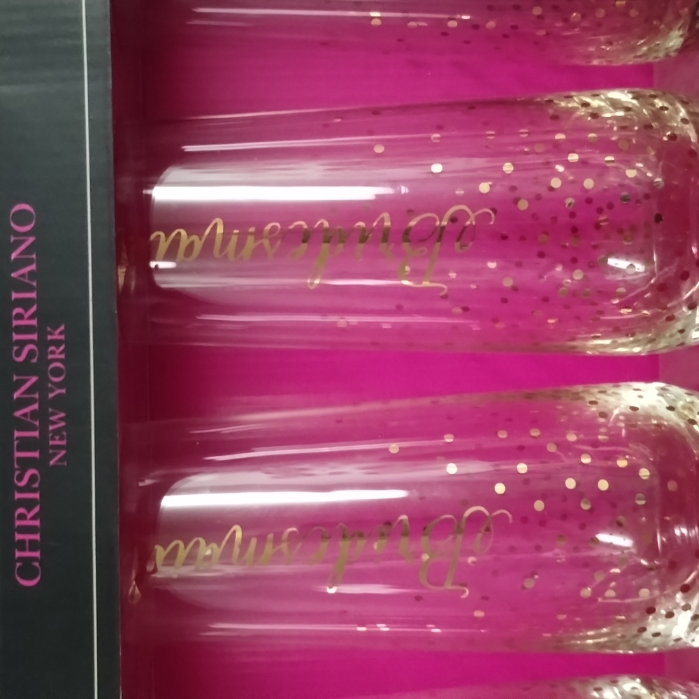 Christian siriano stemless champagne glasses